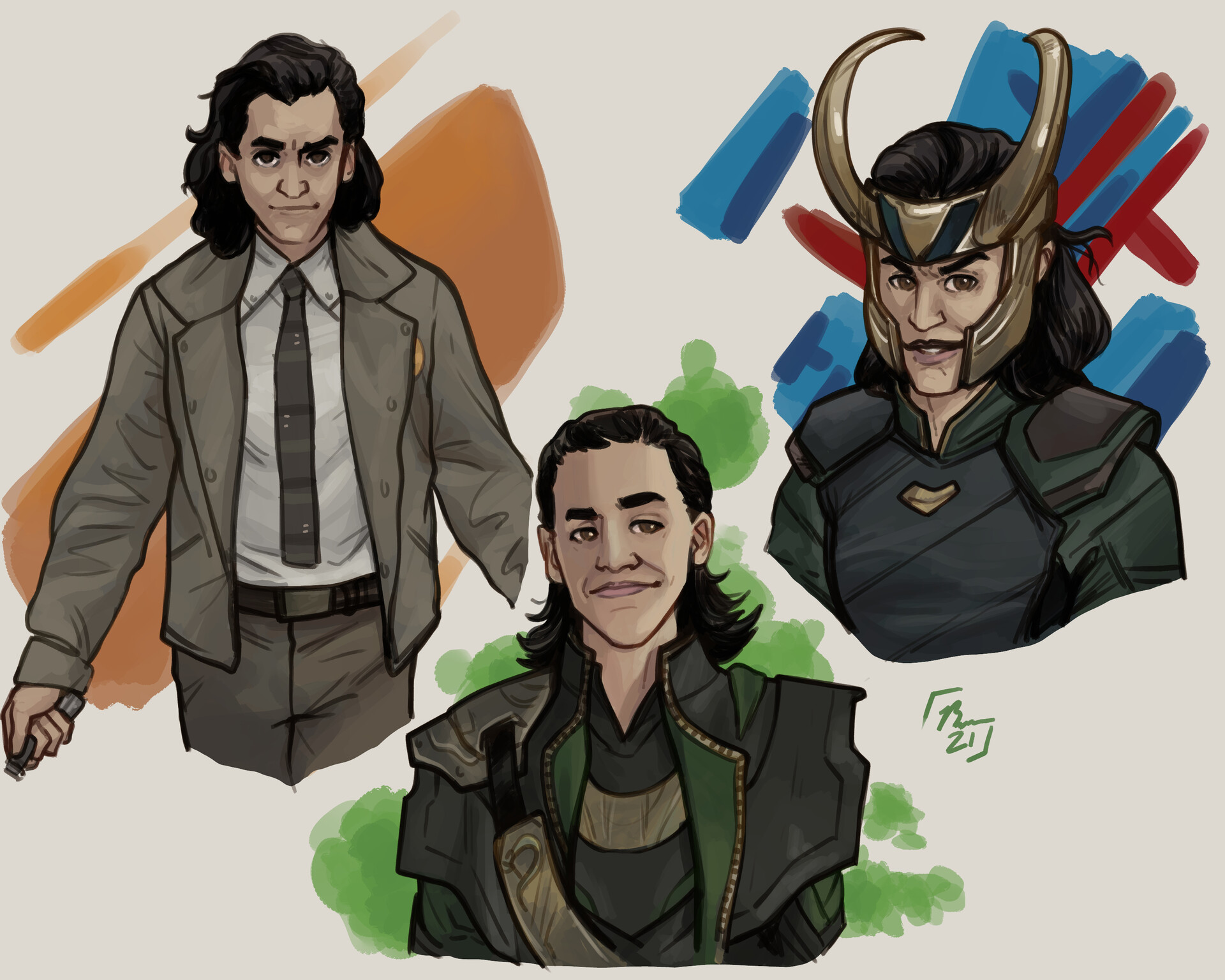 ArtStation - A Bit of Mischief - Loki Laufeyson