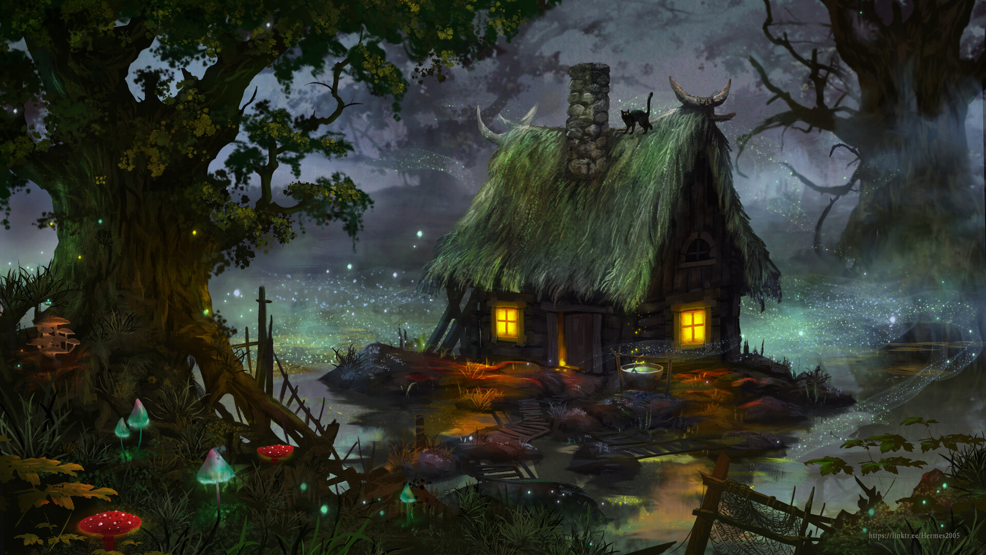 ArtStation Witch's hut