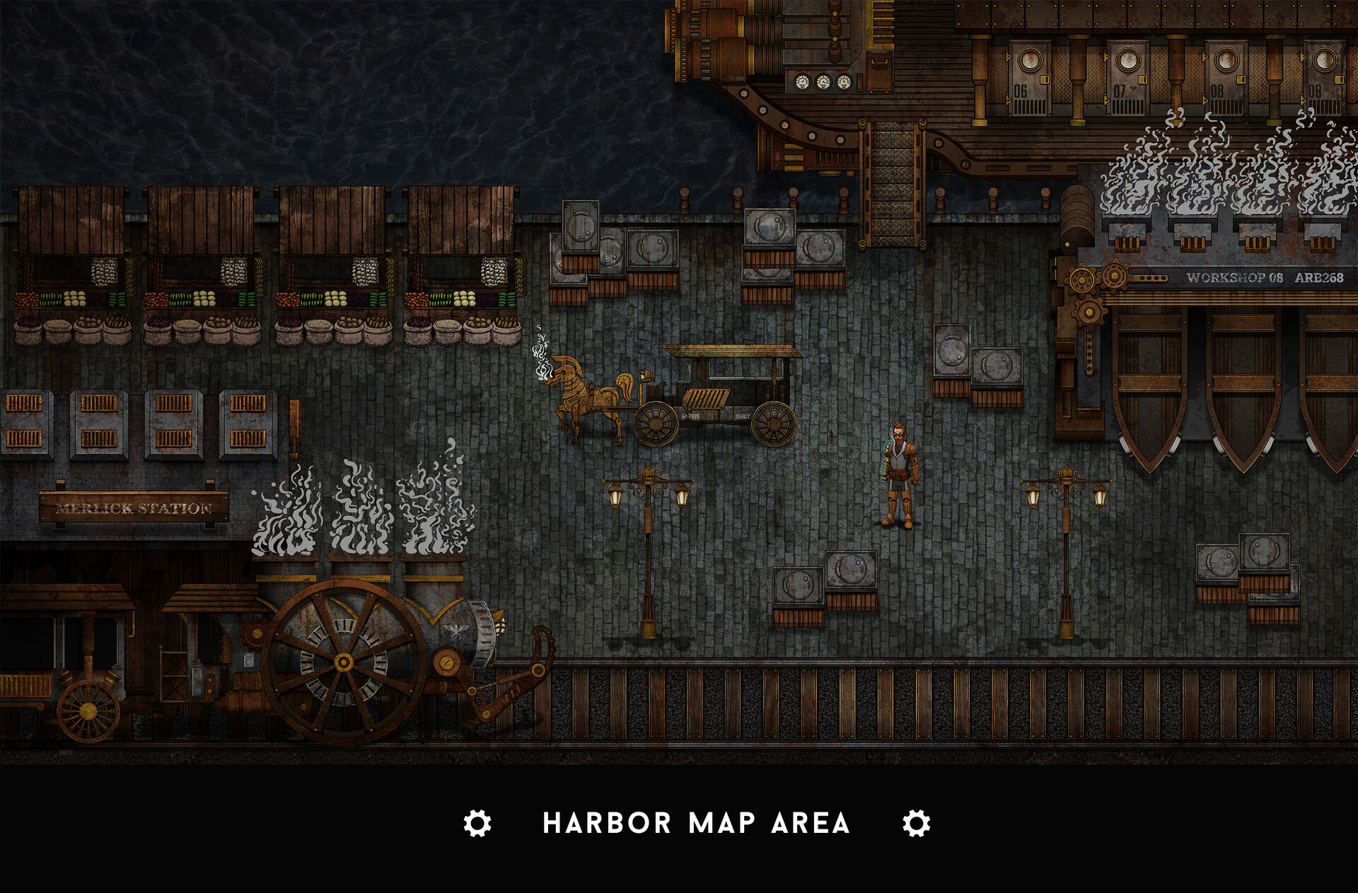 ArtStation - Steampunk map area