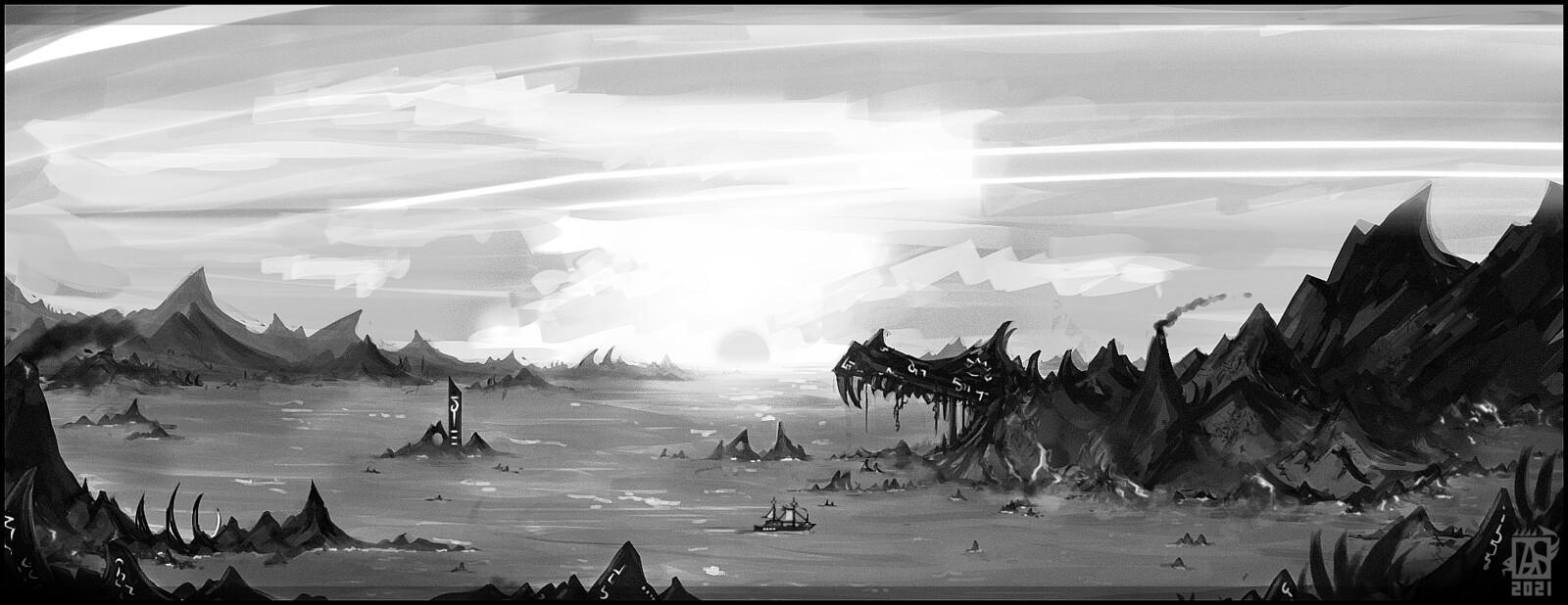 "black &amp; white"
