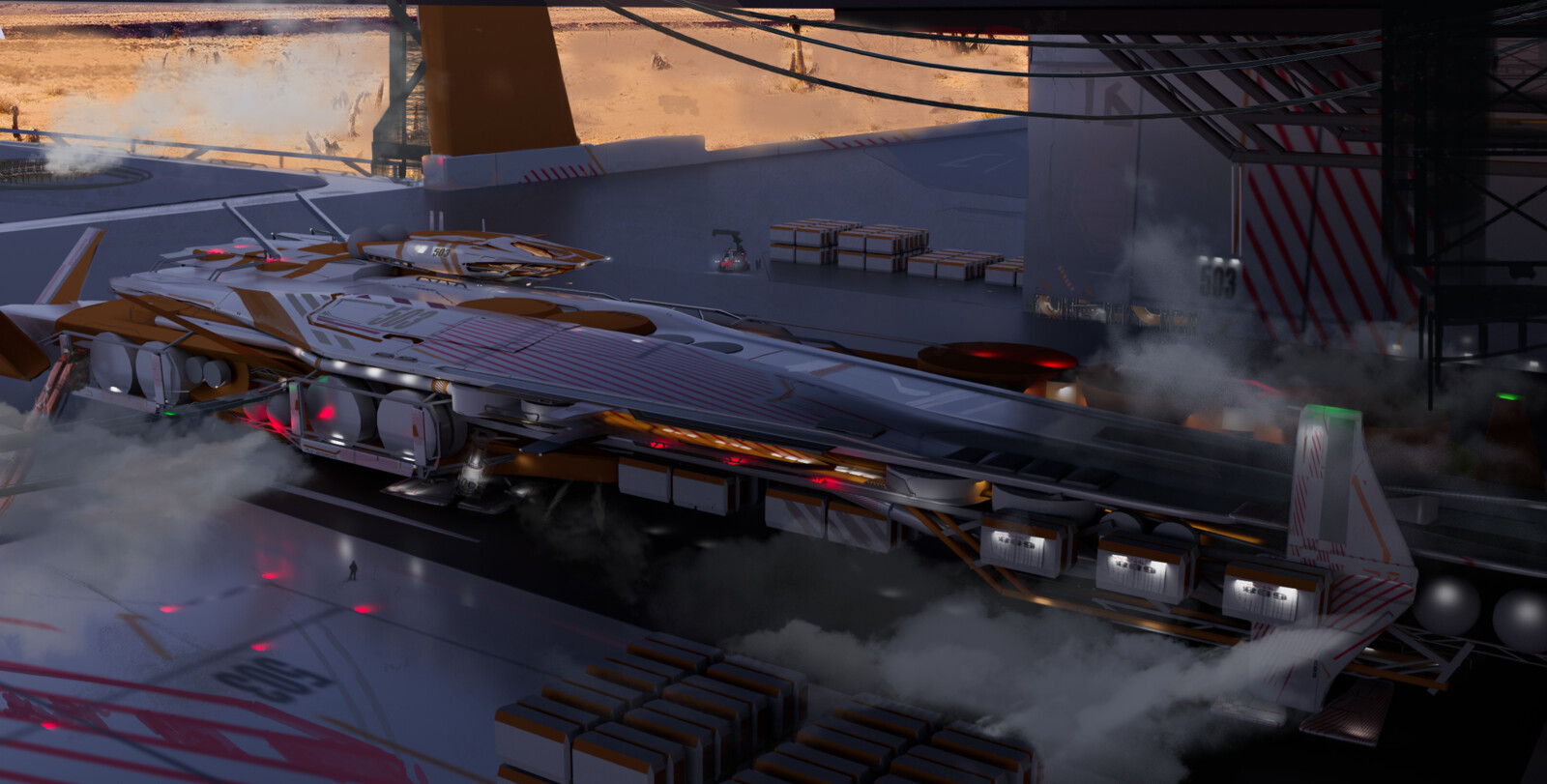 Refinery/ore/gas compression Ship