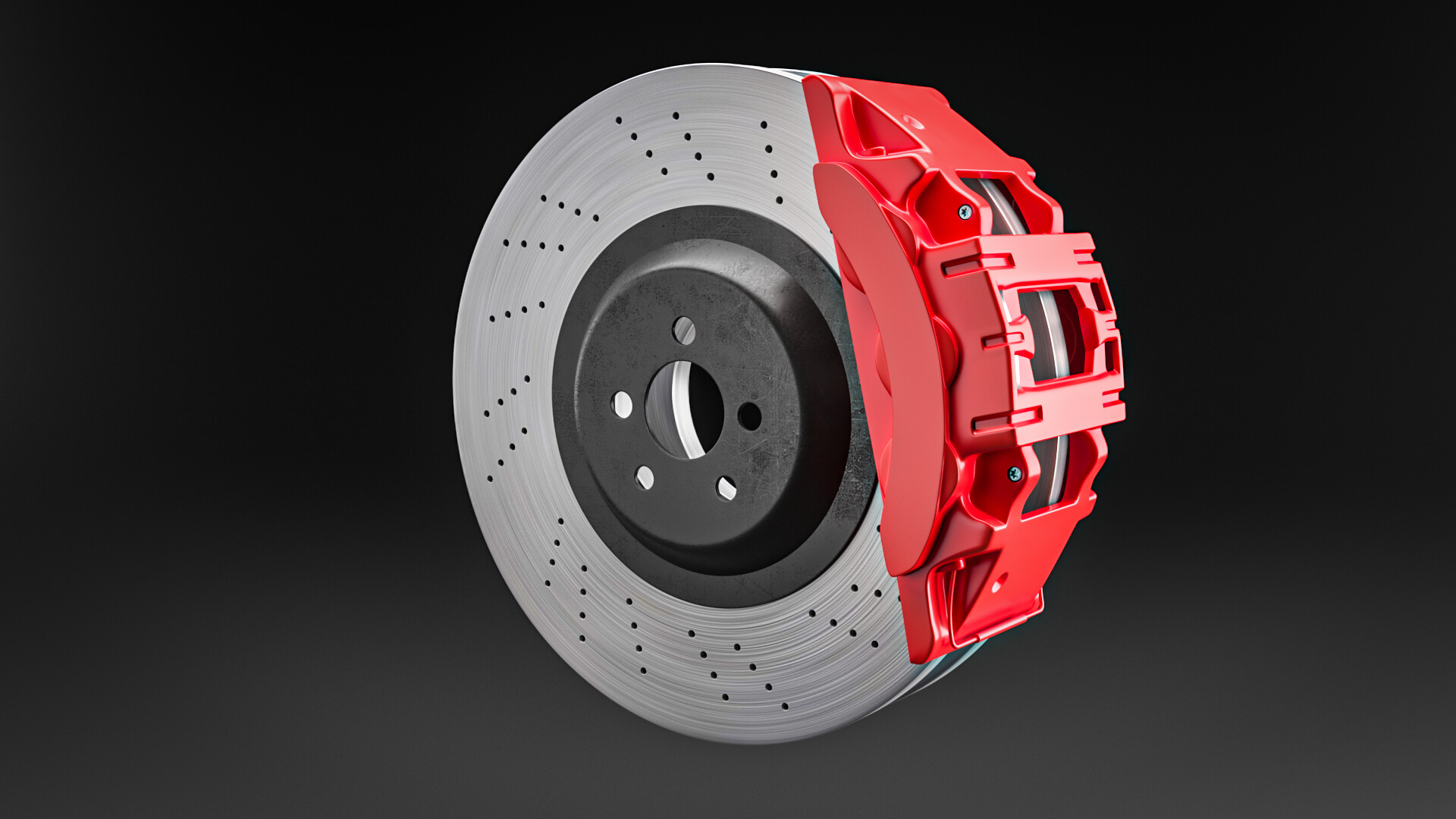 ArtStation Brake Caliper And Rotor Subd Modeling