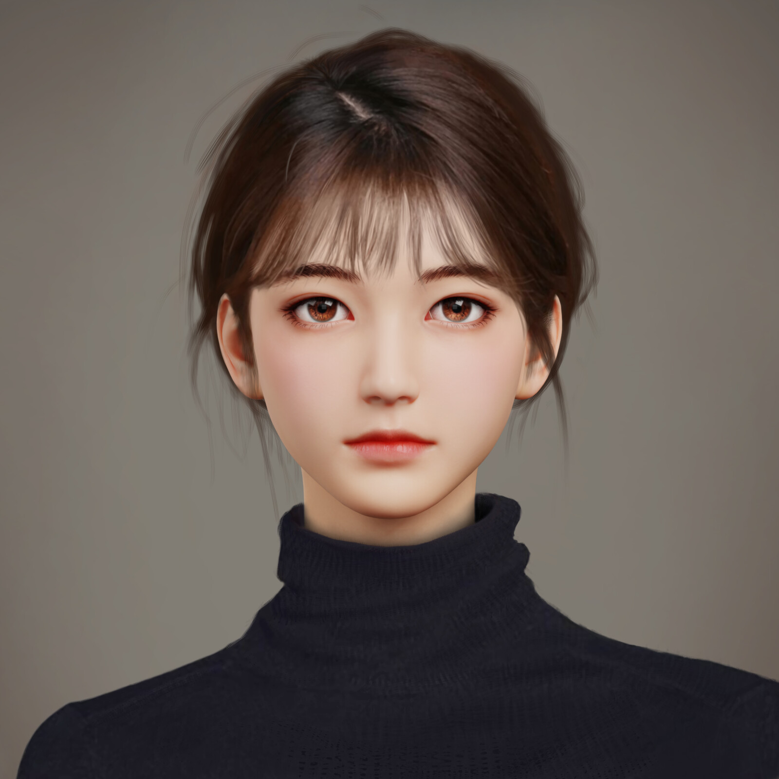 徐行 (xuxing) - Chinese Girl (3D Model Rev 2)