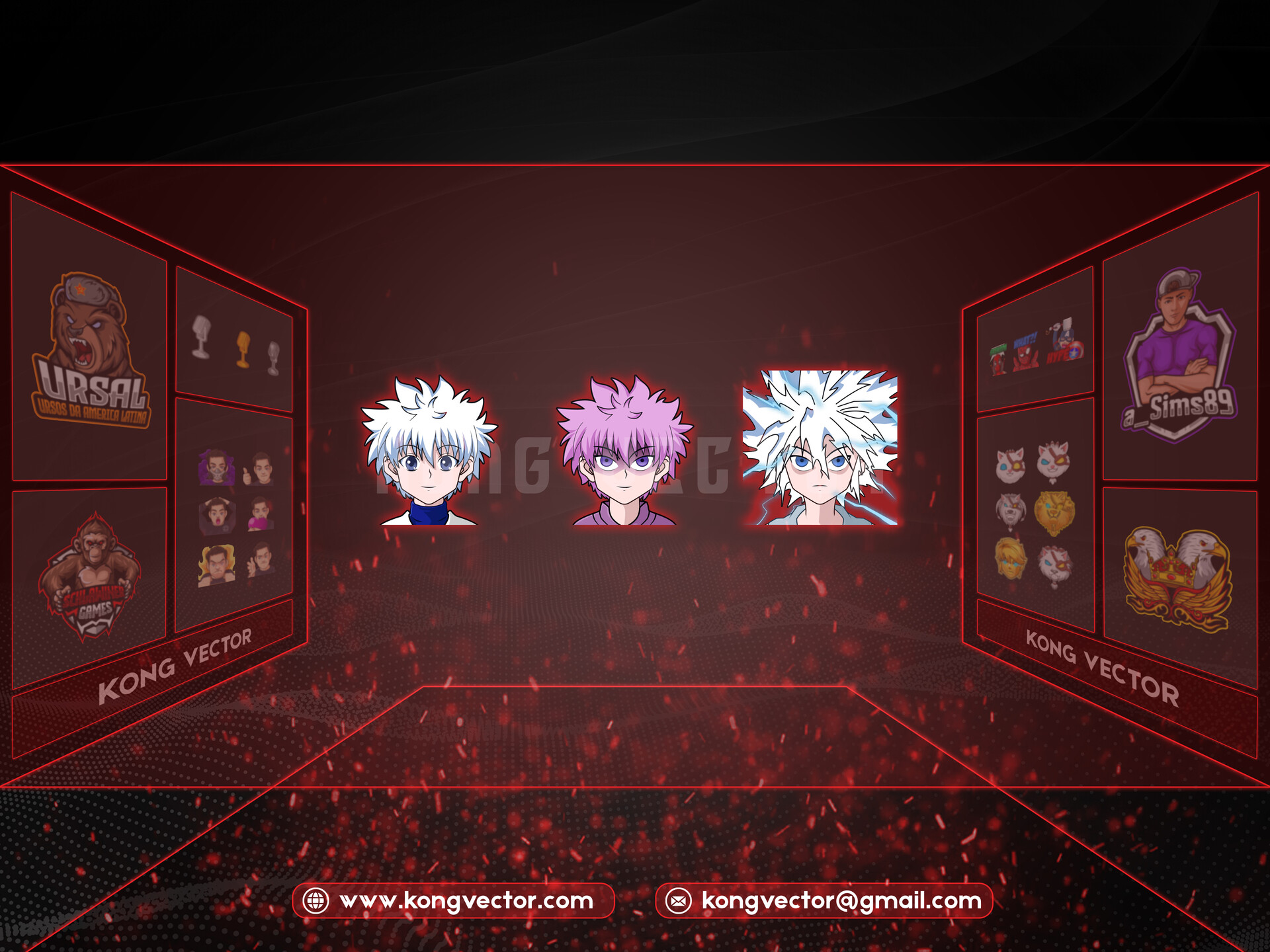 Create exclusive twitch anime sub badges by Moonstd  Fiverr
