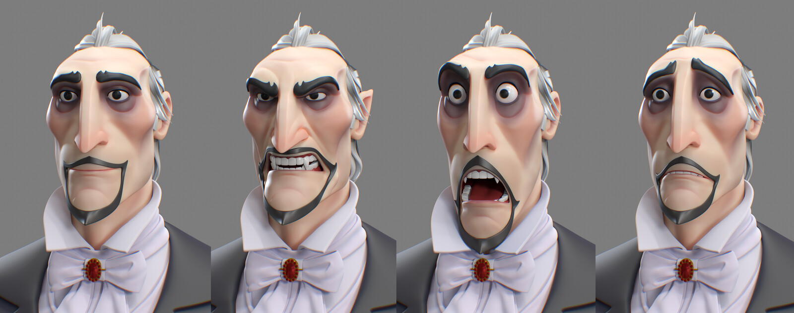 Dracula - facial expressions
