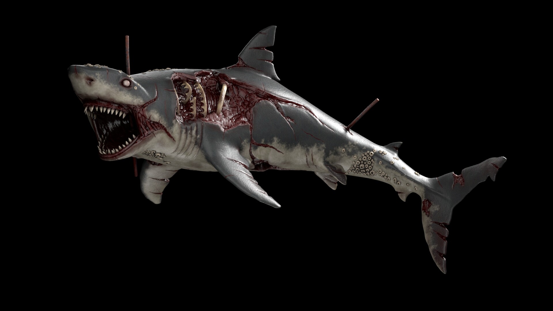 ArtStation Zombie Shark