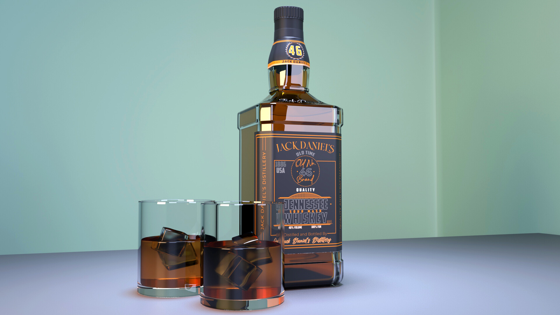 ArtStation - Jack Daniel's Whiskey