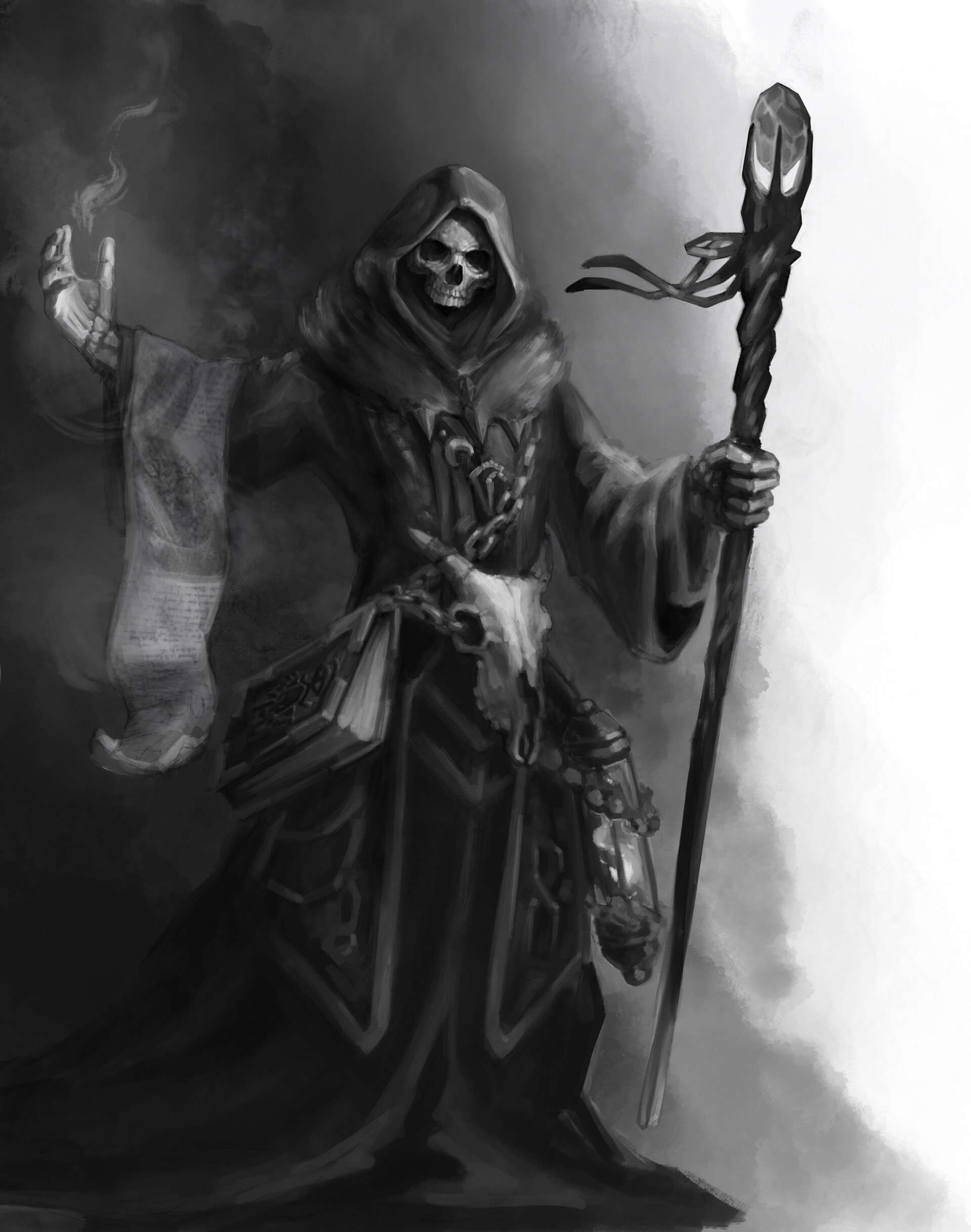 ArtStation Undead Necromancer