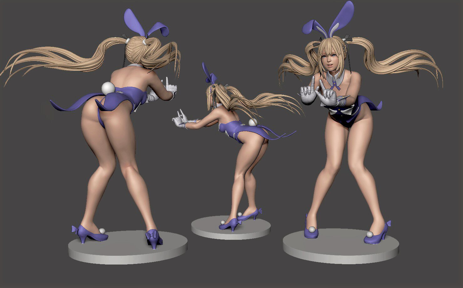 Bunny 3d. Marie Rose 3d модель. Bunny 3d model. Модель из смолы девушки.