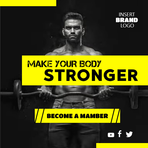 ArtStation - body stronger poster