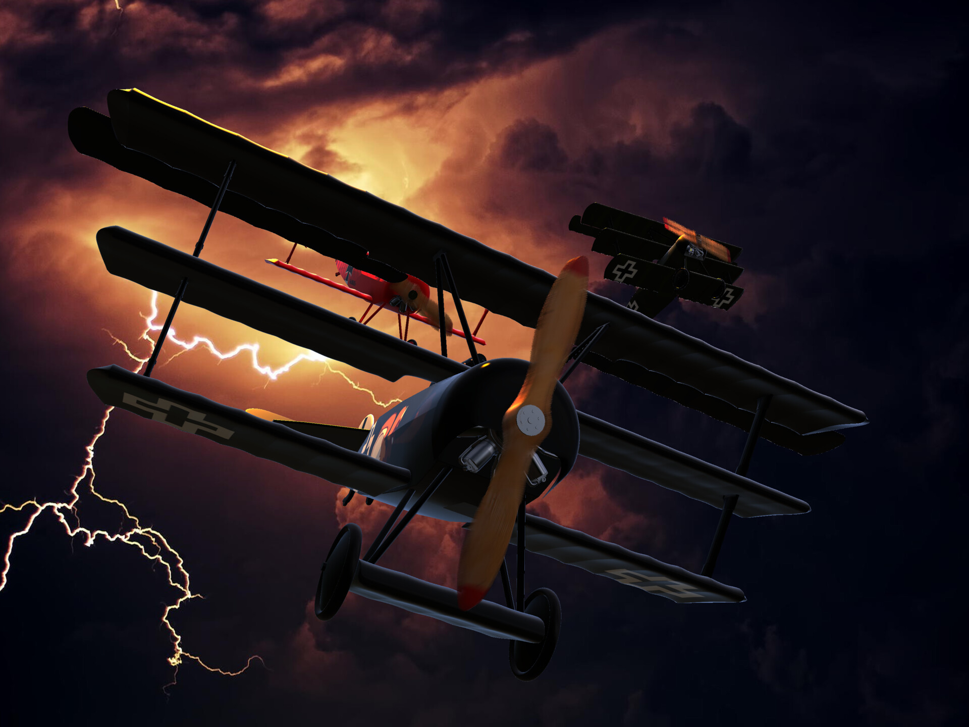 ArtStation - Fokker dr1