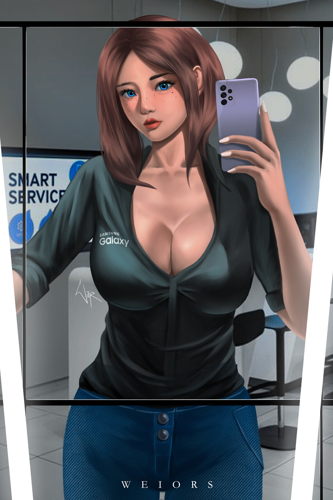 Samsung Sam Fanart Weiors Artstation