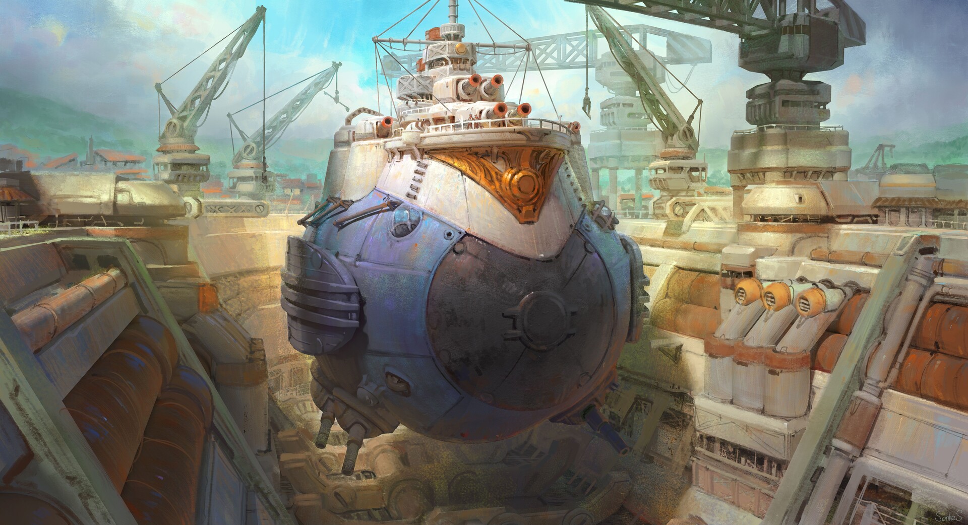 ArtStation - Battleship