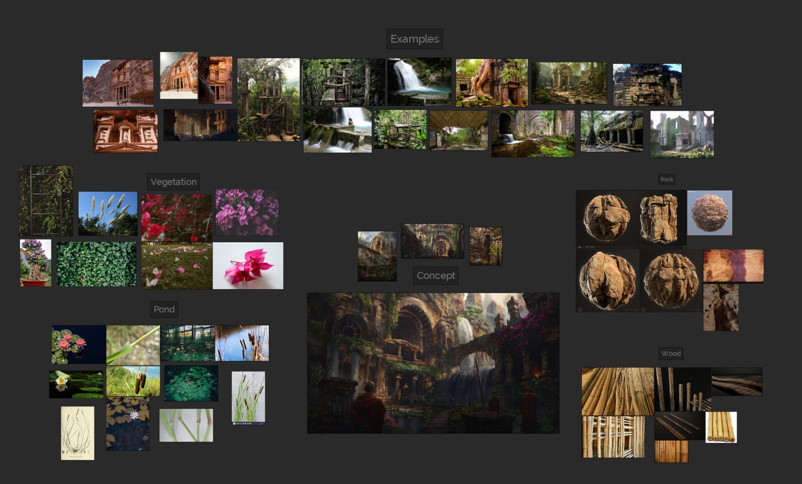 WIP#01 
My references, fast blocking scene and the main concept I choosed to work on from Eddie Mendoza
more: https://www.artstation.com/rodrigocascas/blog/N8AV/leartes-studios-dekogon-post-apocalyptic-real-time-environment-challenge_01