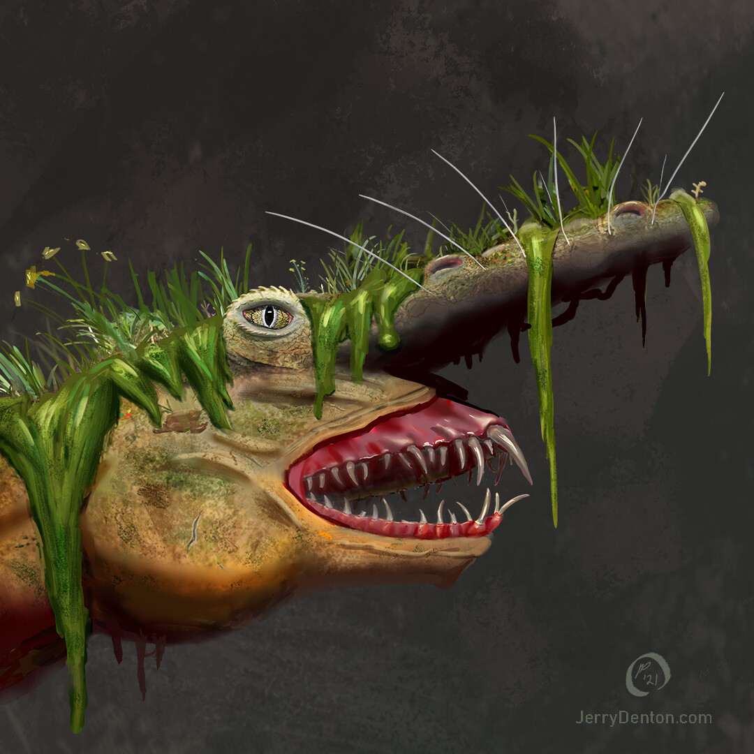 Rendered headshot of a Swamp Goblin