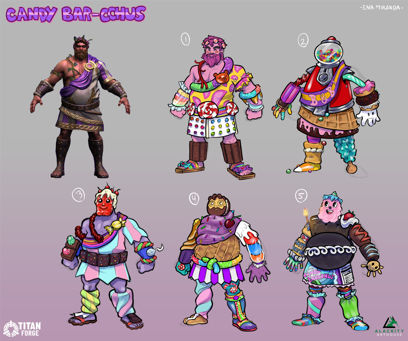 Artstation Smite Sunny Side Up Bacchus Concept Ena Lorenzo