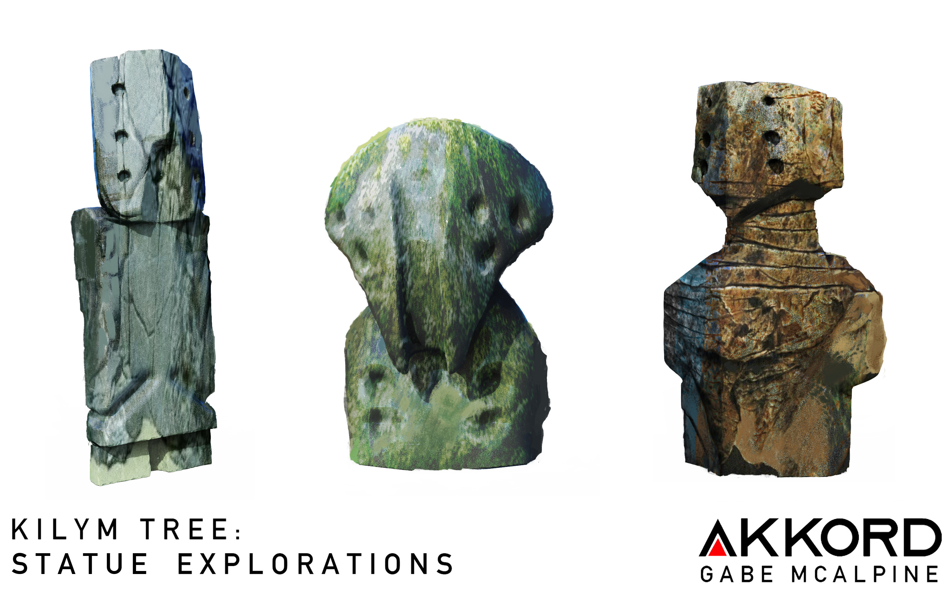 These statues could belong to an ancient alien culture, placing them in the area could indicate the great age of the tree itself.