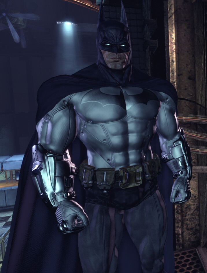 ArtStation - Batman Suit Remastered - Arkham City