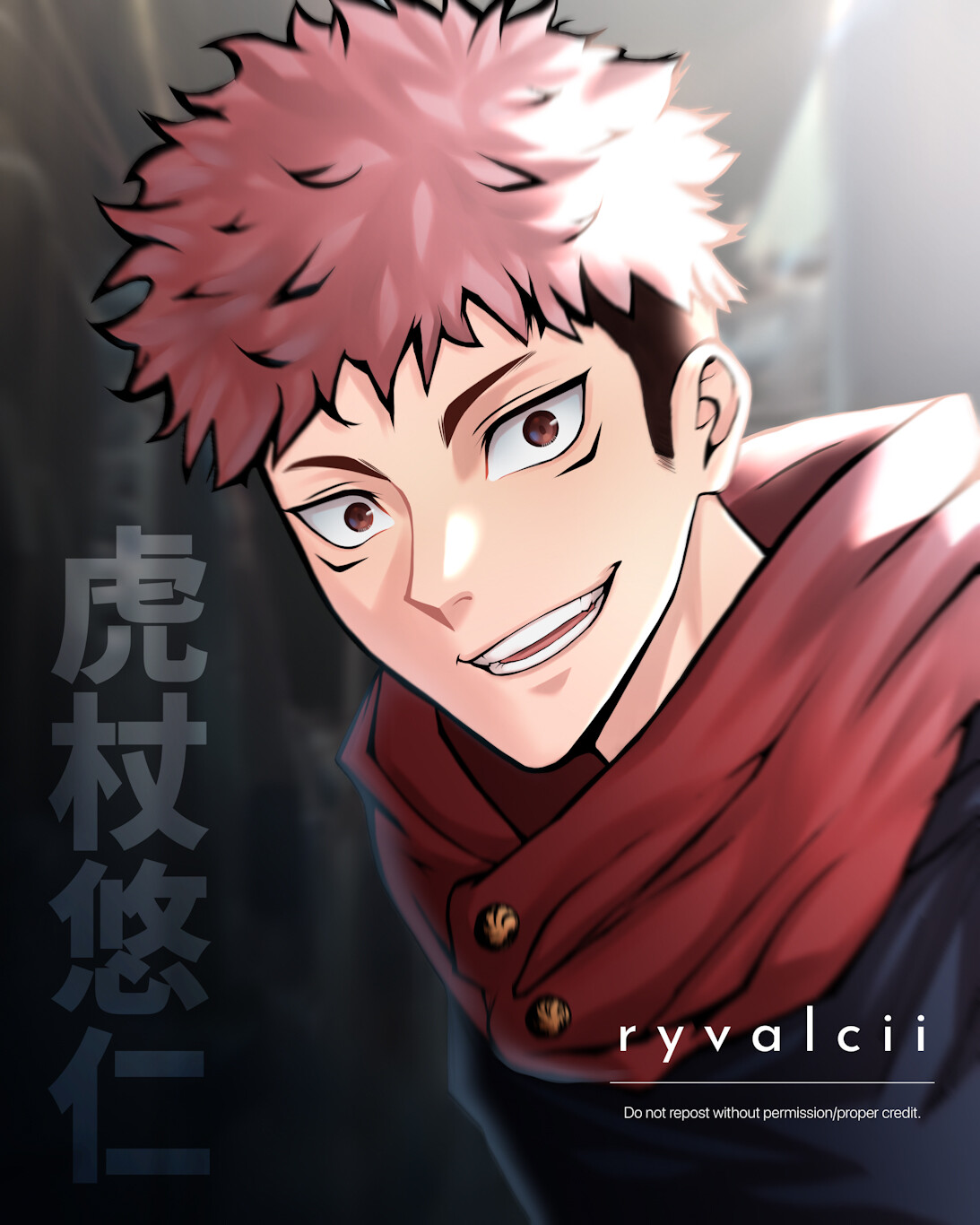 Artstation Yuji Itadori Jujutsu Kaisen