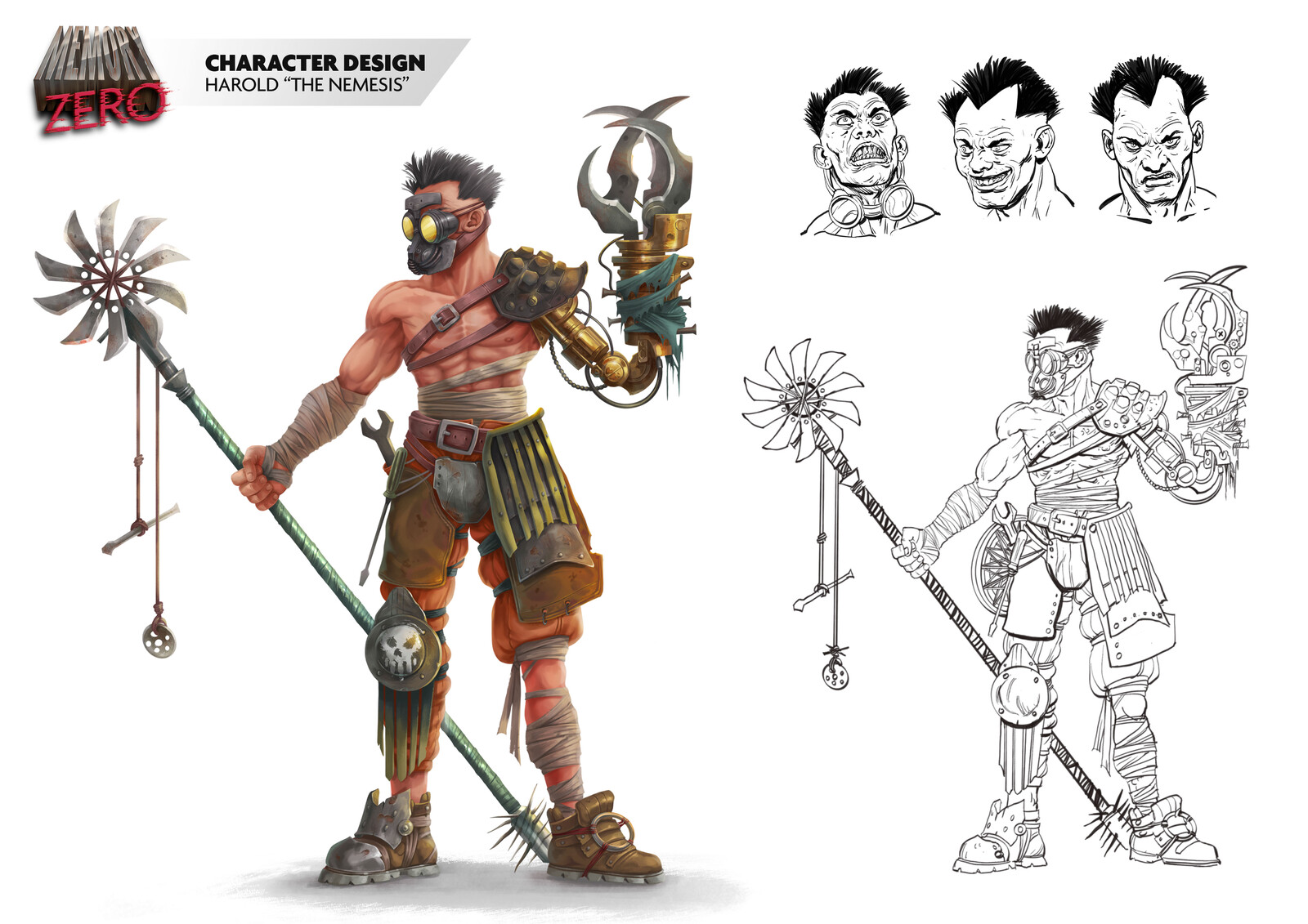 Memory Zero character design