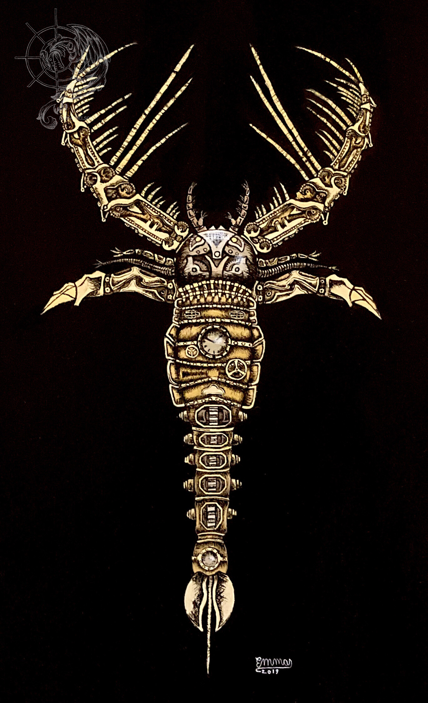 Artstation Steampunk Megalograptus Vintage Saurian939