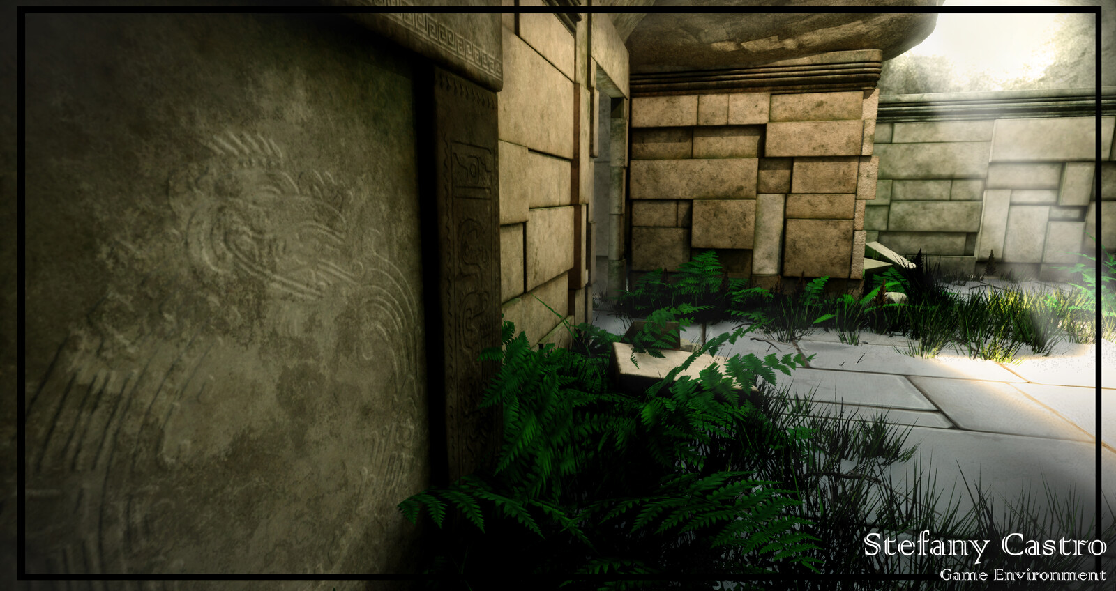 Ruins Temple Environment 