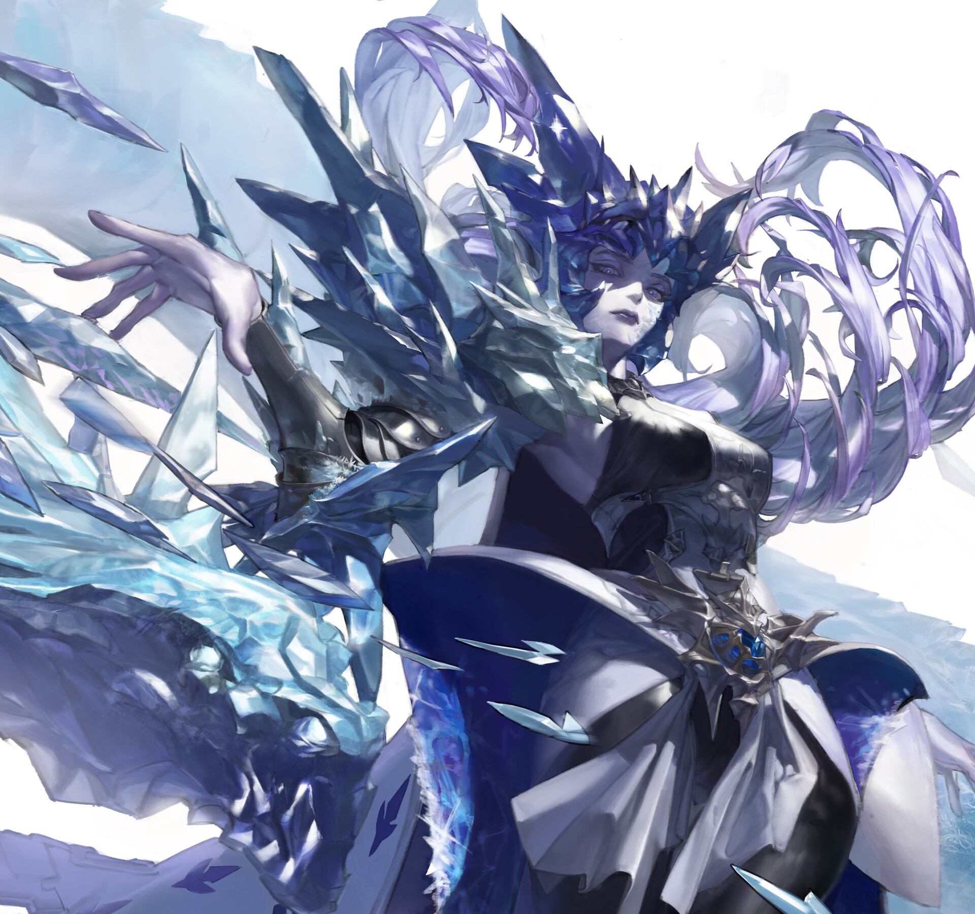 ArtStation - Ice crystal queen