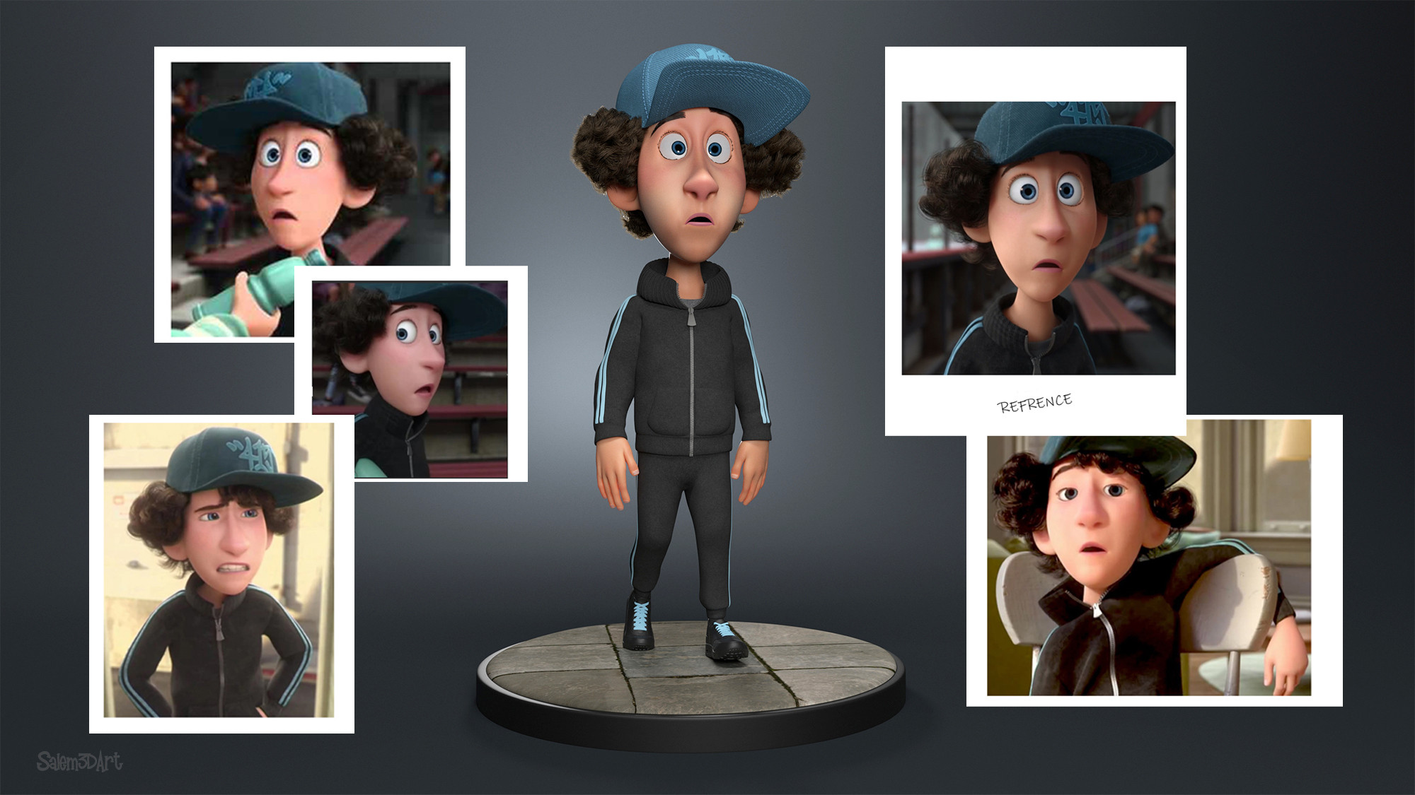 ArtStation - Jordan (Character Study) From Pixar Animation Studios Movie ''Inside Out''