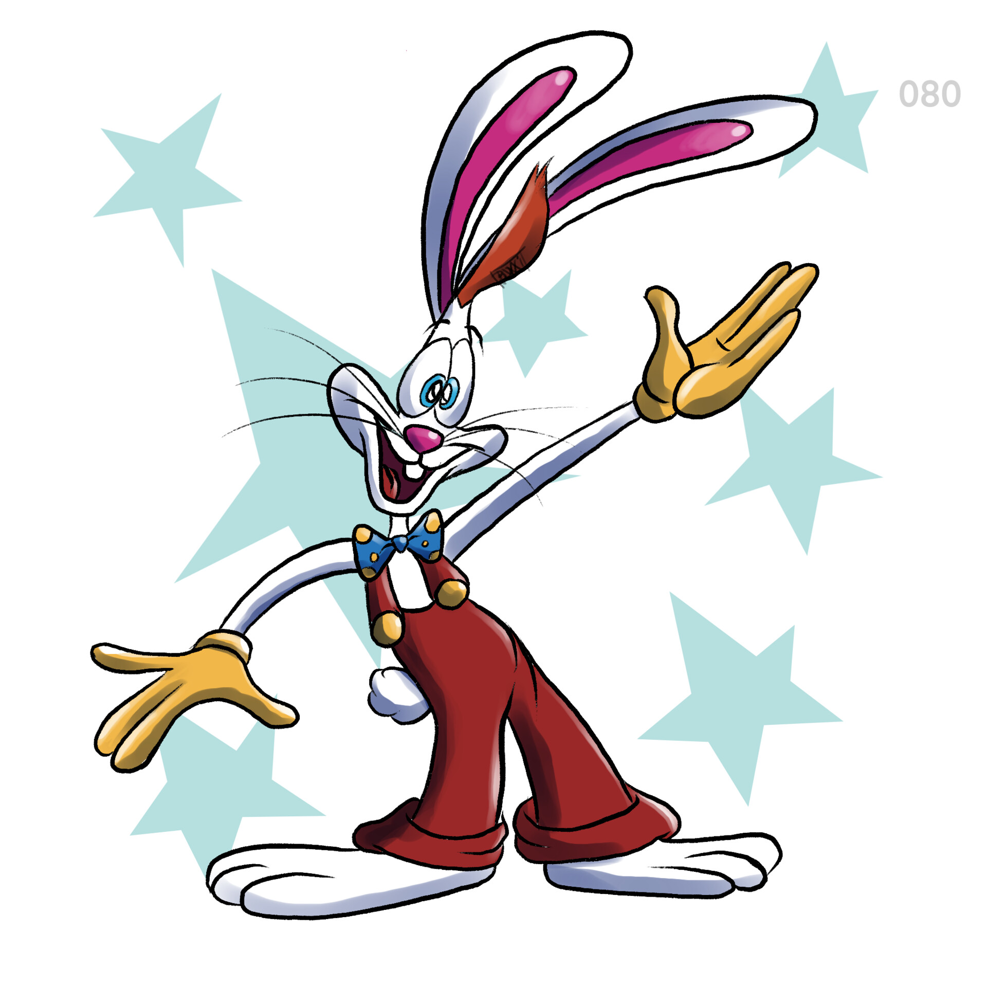 Artstation daily toon 080 roger rabbit