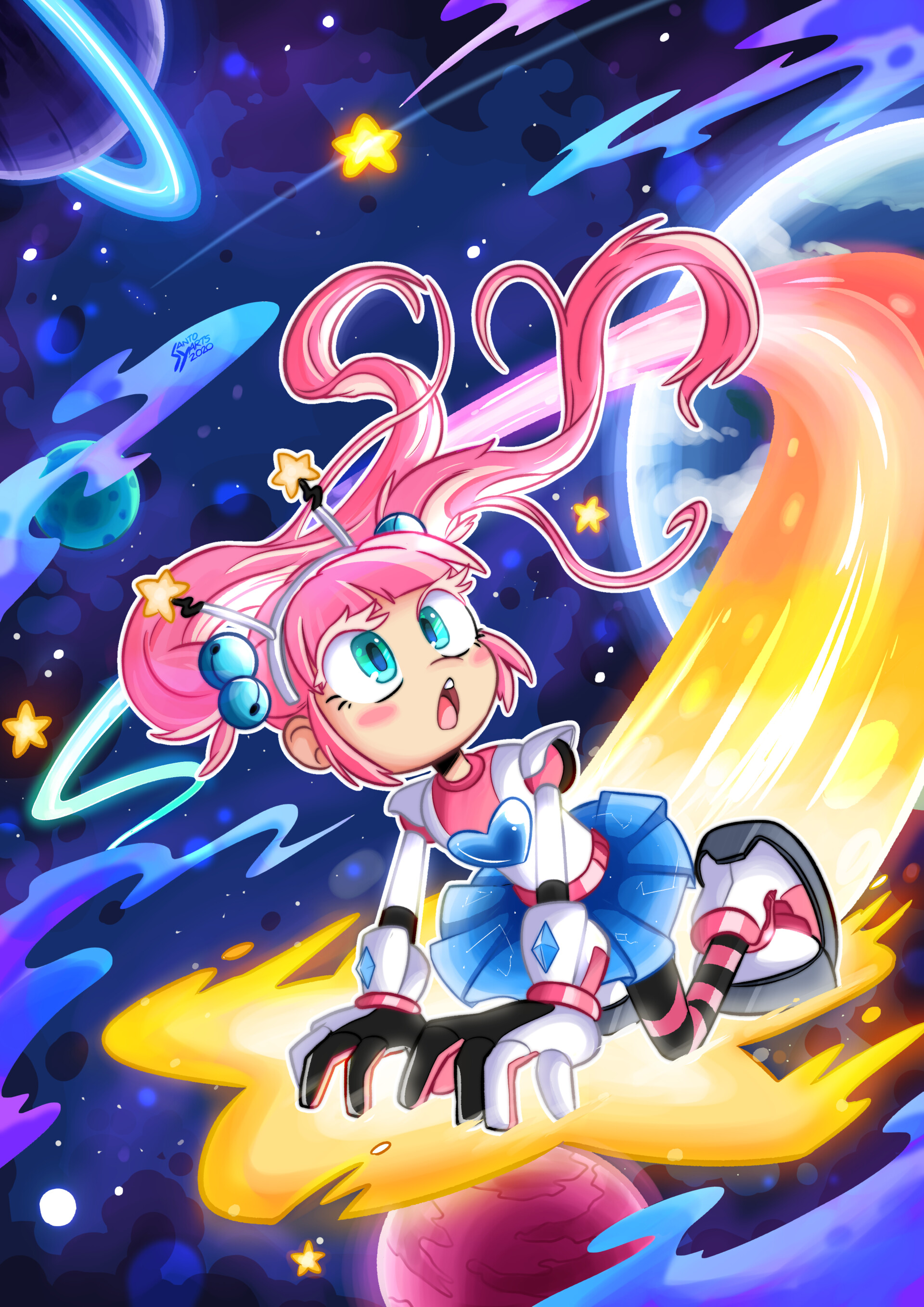 ArtStation Galaxy Cutest (Clip Studio Contest 2020)