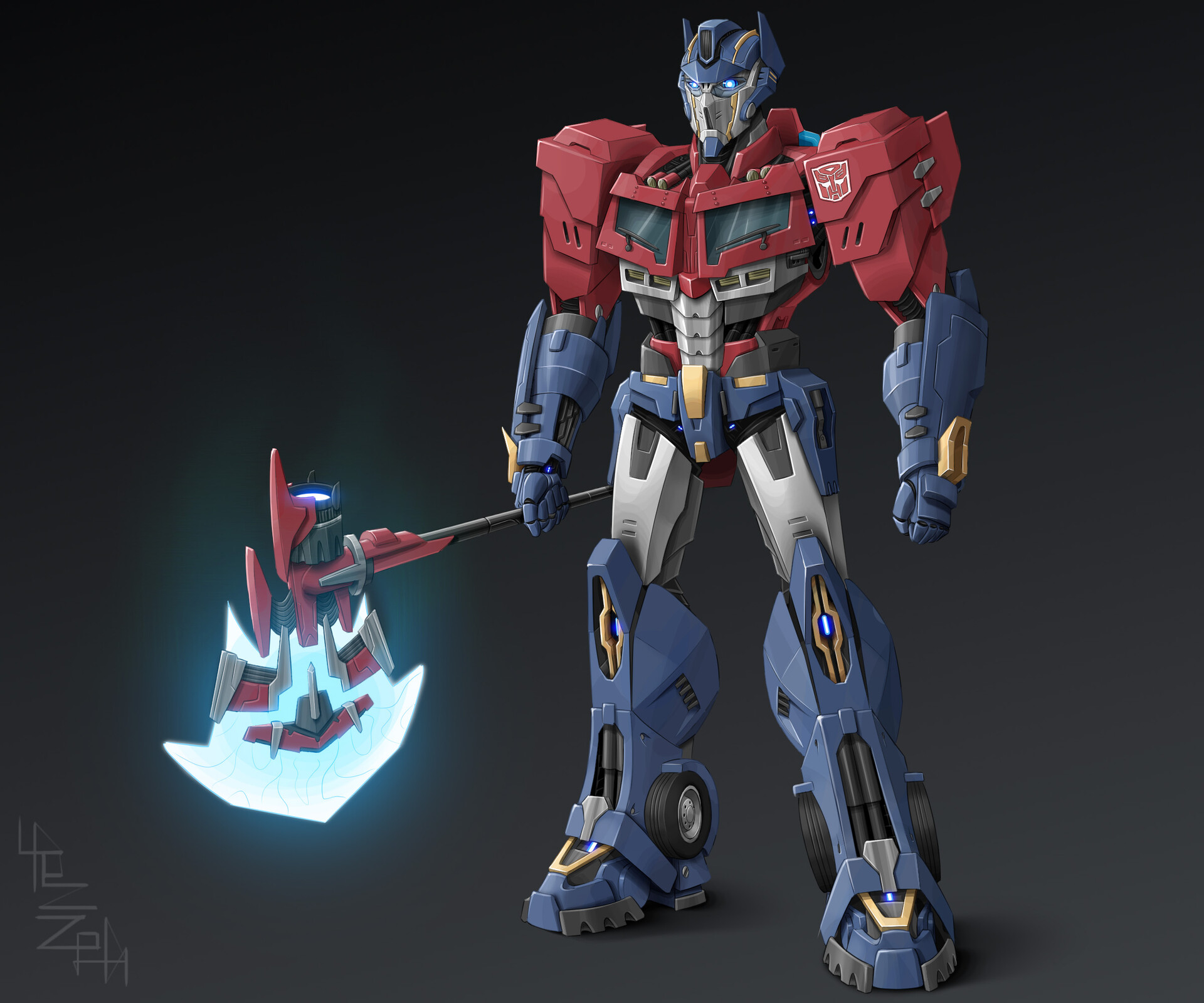 ArtStation - Optimus Prime / Transformers Prime