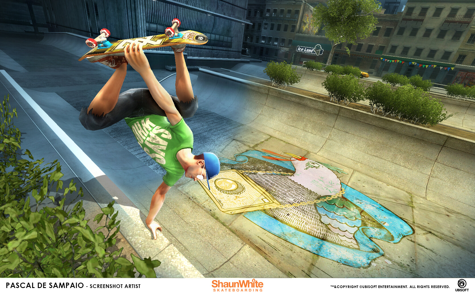 Она очень интересная игра. Яркие игры. Shaun White Skateboarding. Добрые игры. Игры с лучшим визуальным стилем.