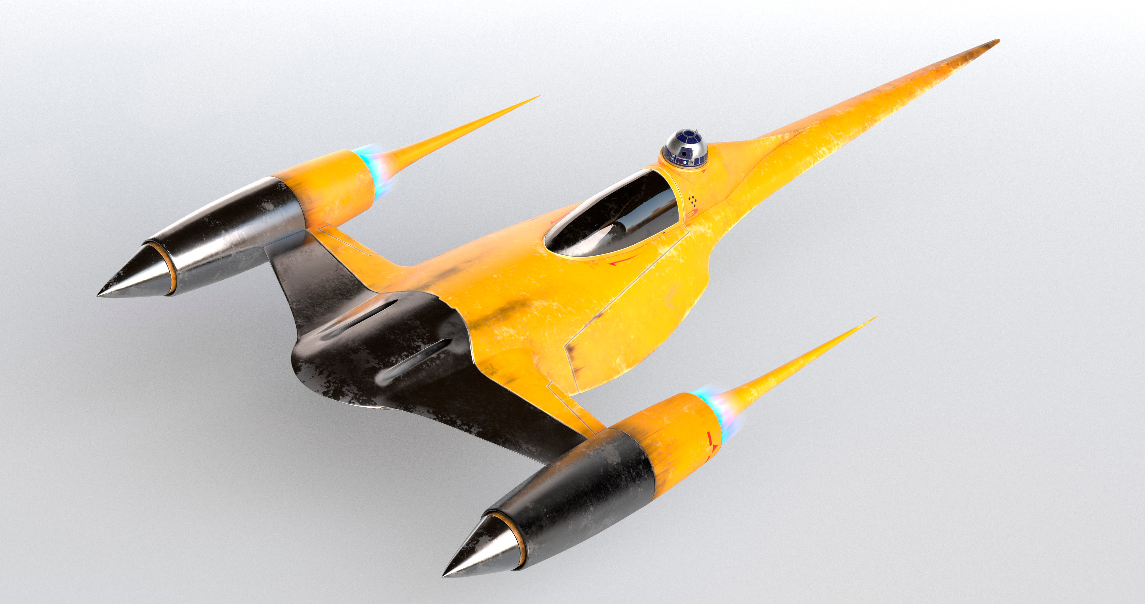 ArtStation Star Wars Naboo Starfighter