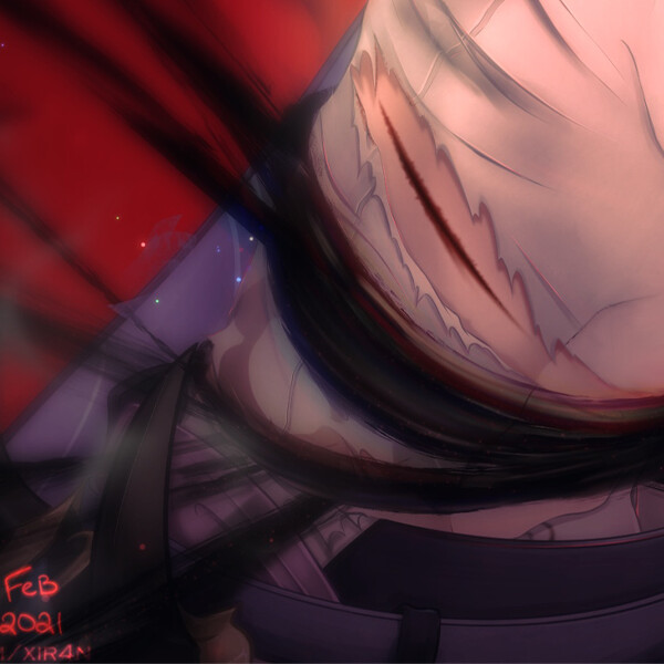Artstation Xiao Karma Genshin Impact