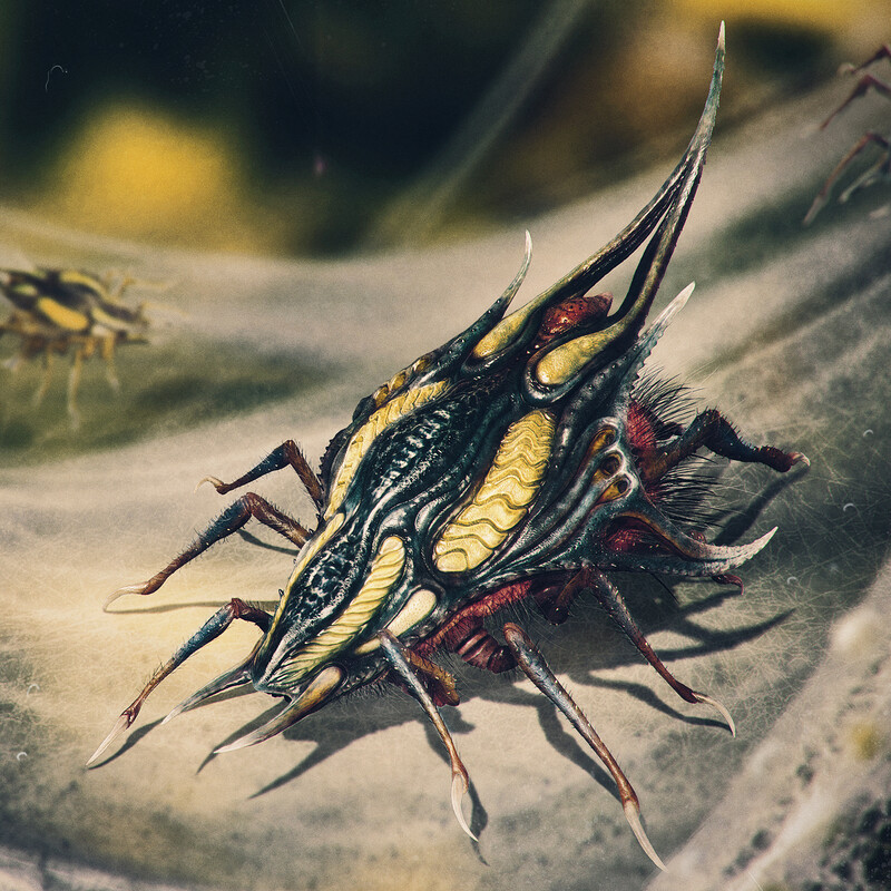 alien spider development