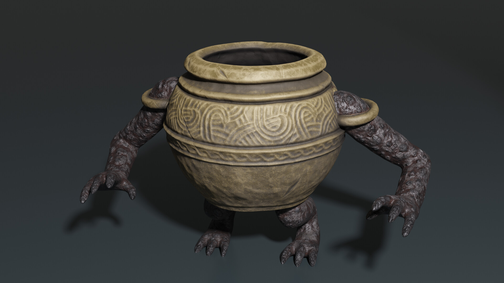 Artstation Monster Pot Elden Ring Vladislav Karasev