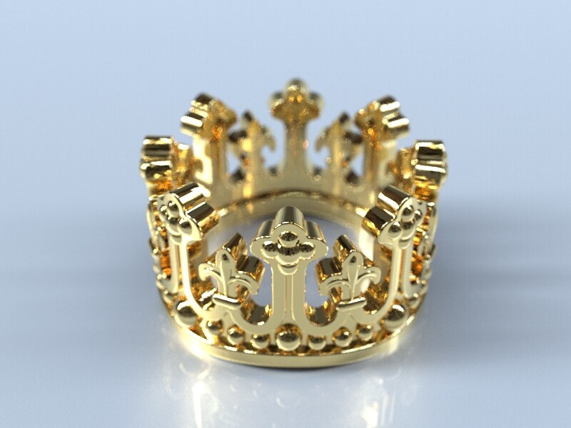 Buy Sirius Men's Fashion Vintage Simple Cutout King Stainless Steel Crown  Ring Gold Size 7 Online at desertcartINDIA