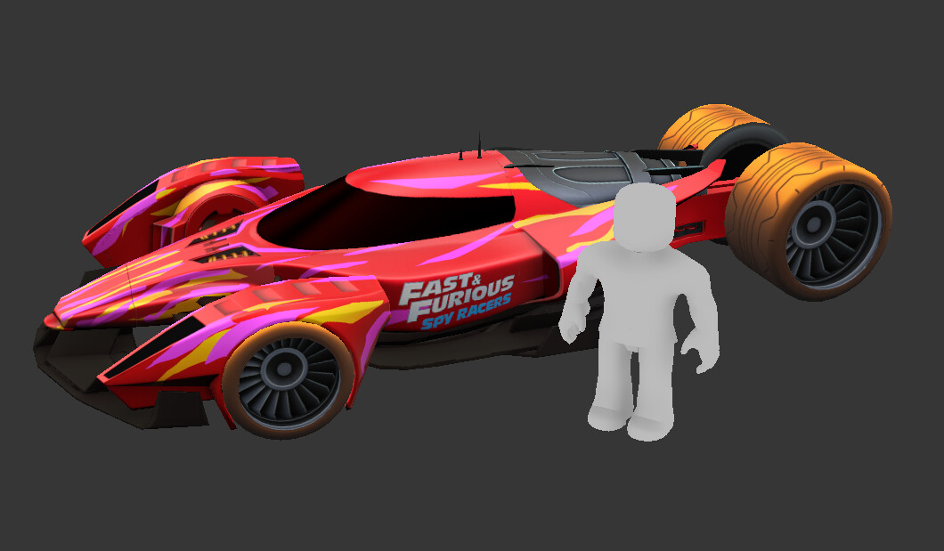 Roblox Fast and Furious Spy Racers
Eco's racer
Promotion models for Fast and Furious Spy Racers 
@Netflix all rights reserved 
@Universal Pictures all rights reserved
@Roblox all rights reserved