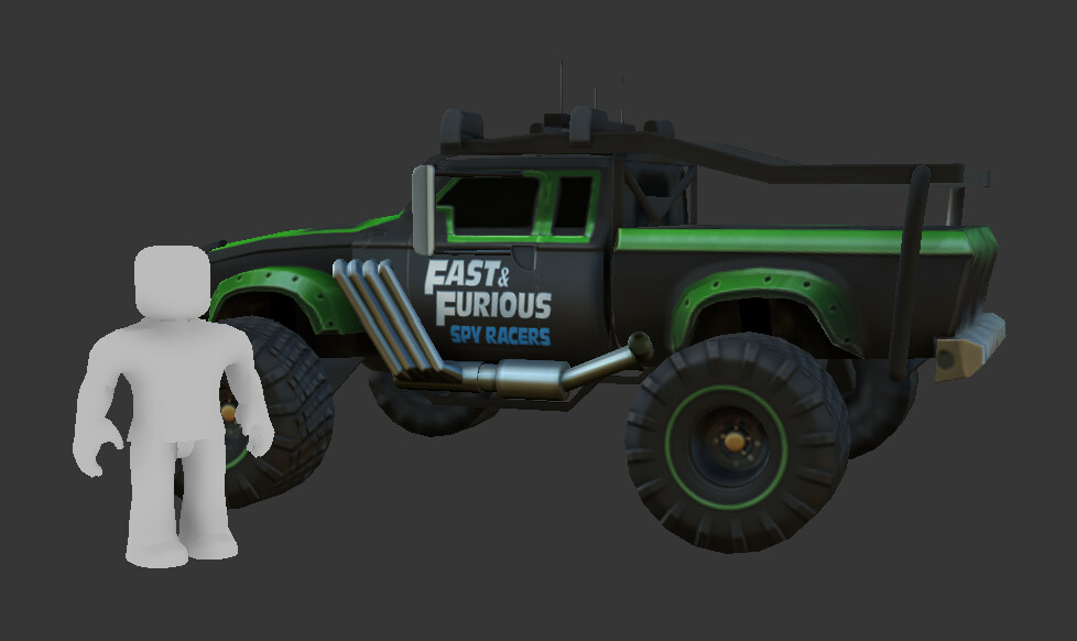 Roblox Fast and Furious Spy Racers
Cisco's Truck
Promotion models for Fast and Furious Spy Racers 
@Netflix all rights reserved 
@Universal Pictures all rights reserved
@Roblox all rights reserved