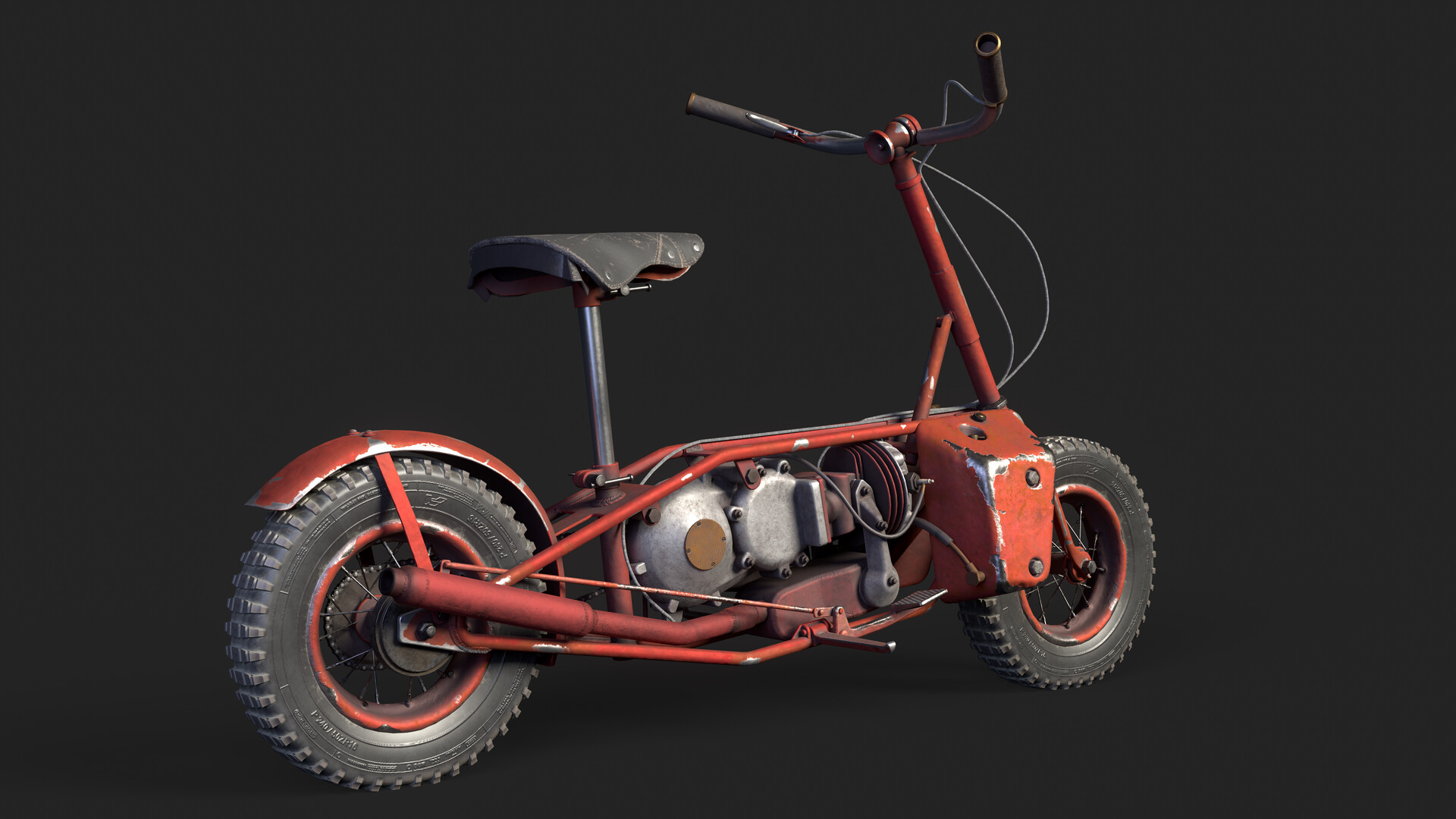 ArtStation Motorcycle Excelsior Welbike