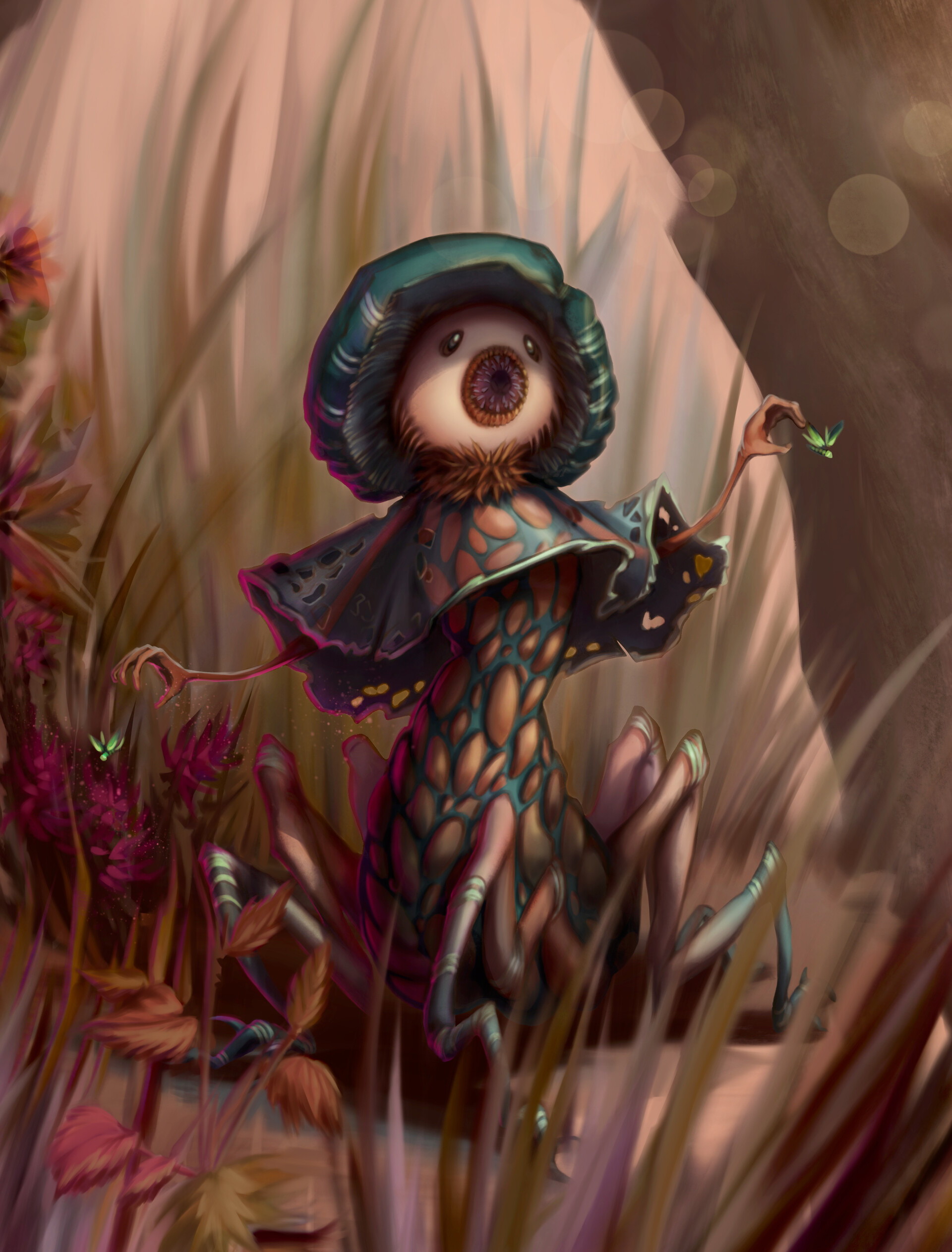 ArtStation insecteating mushroom