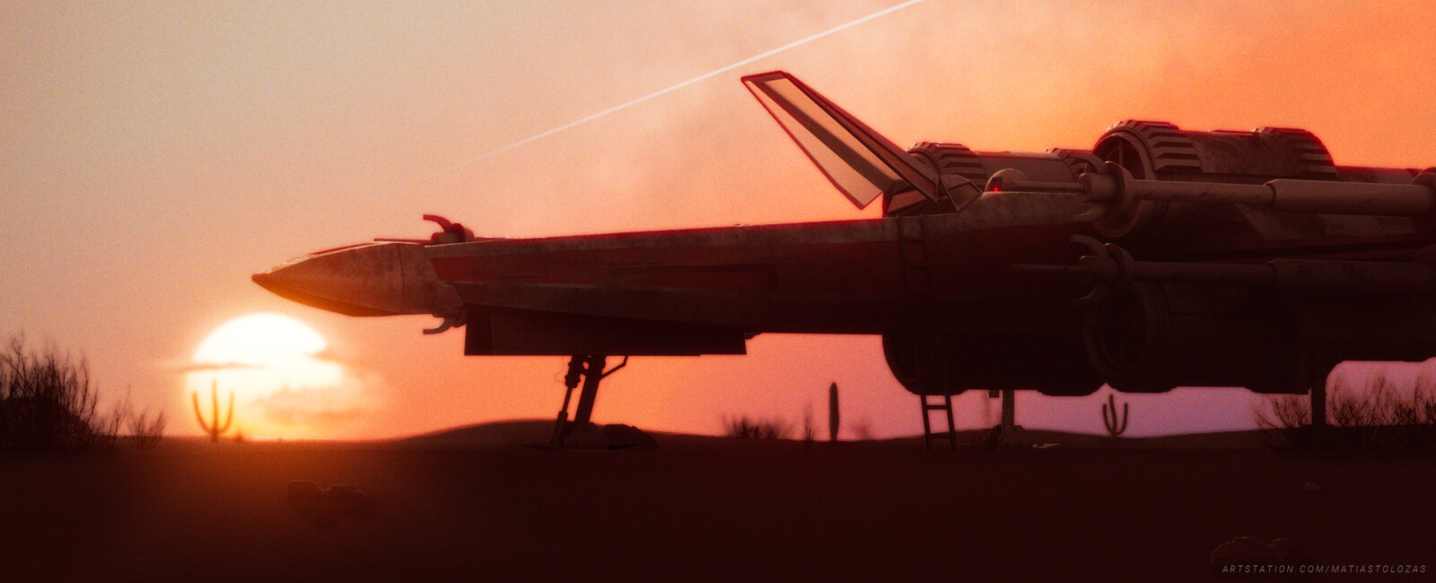 X-Wing Sunset 