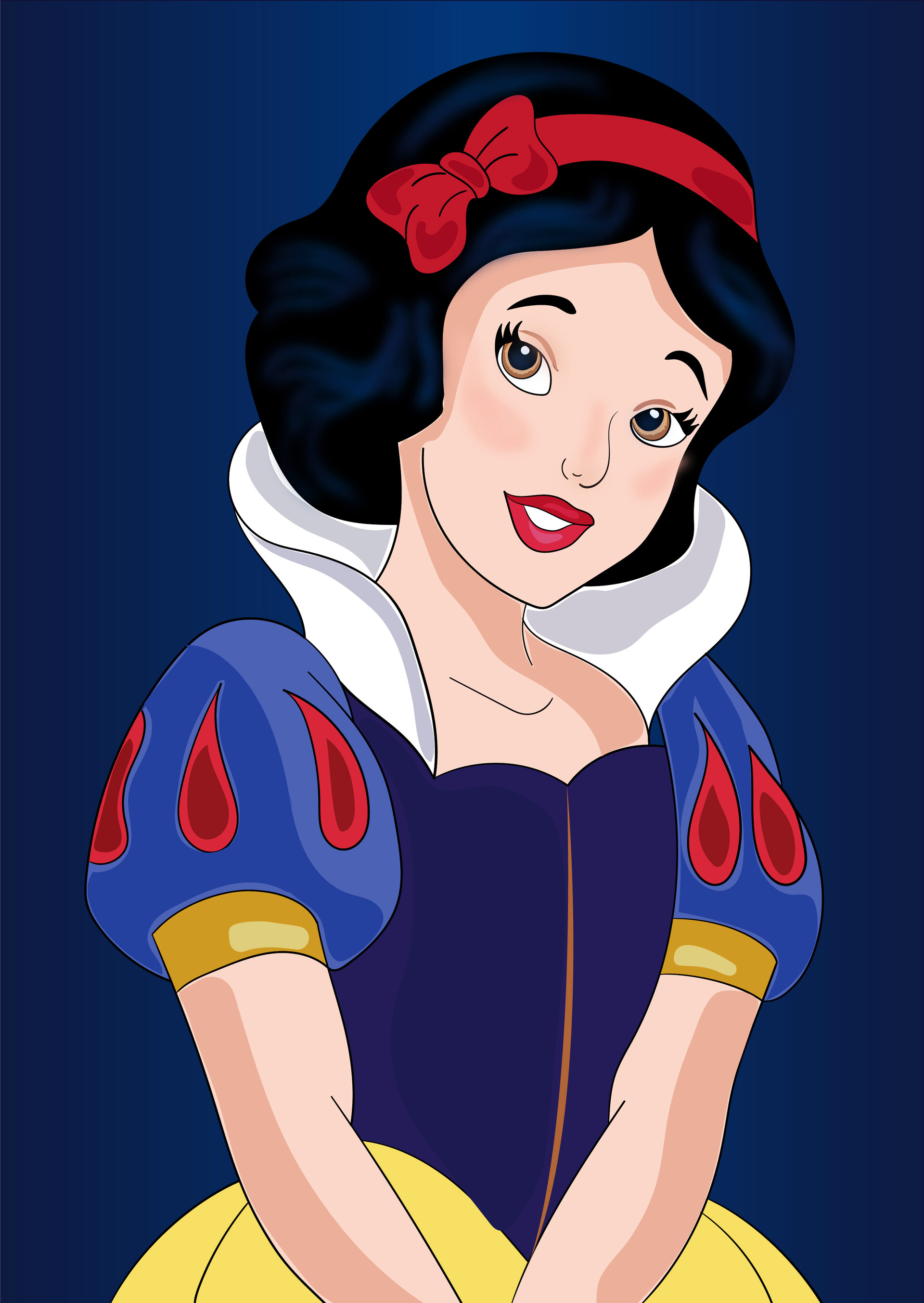 Disney Sketch-Colored: Snow White by HumanStick on DeviantArt