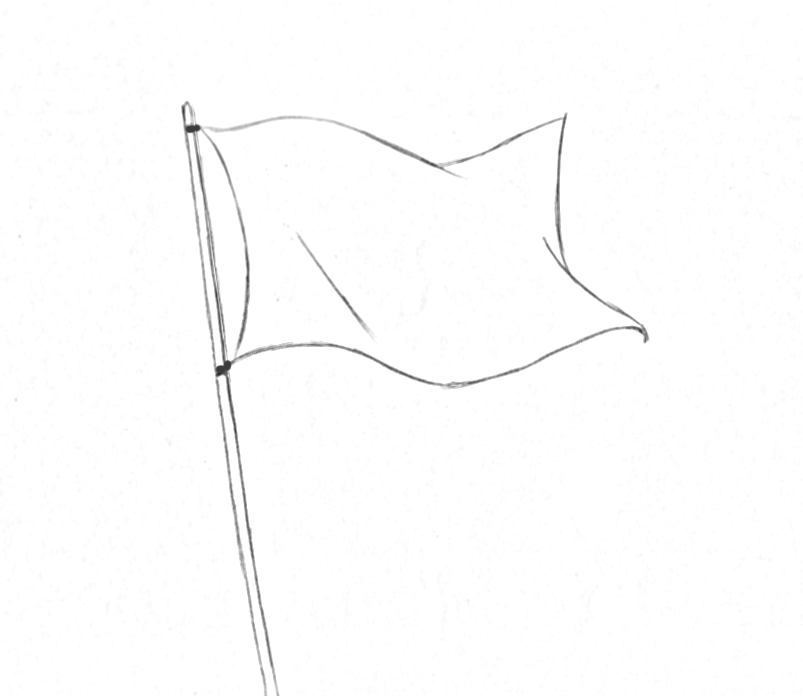 ArtStation - Flag Animation Pencil Test
