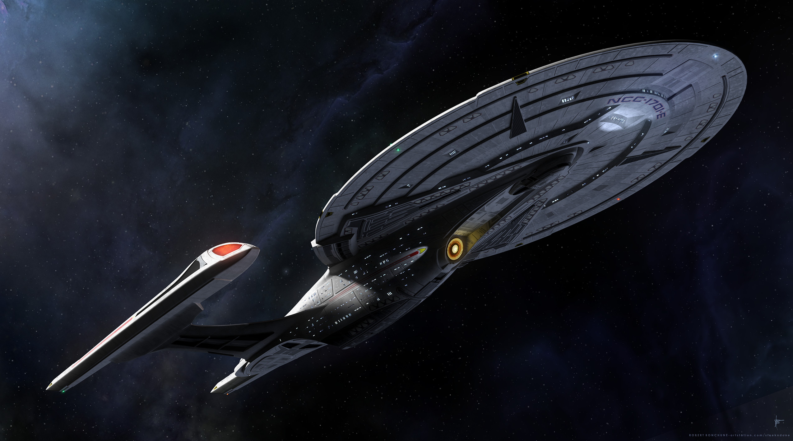 【ファッション通販】 ArtStation - U.S.S. Enterprise NCC-1701-E - Star Trek TNG Films SF・ファンタジー・ホラー