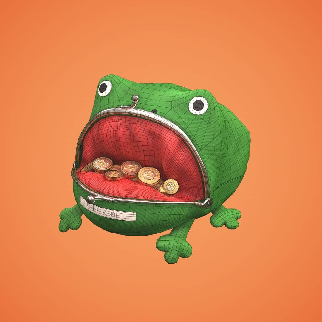 Melis Bozkurt Gama chan Naruto s frog wallet