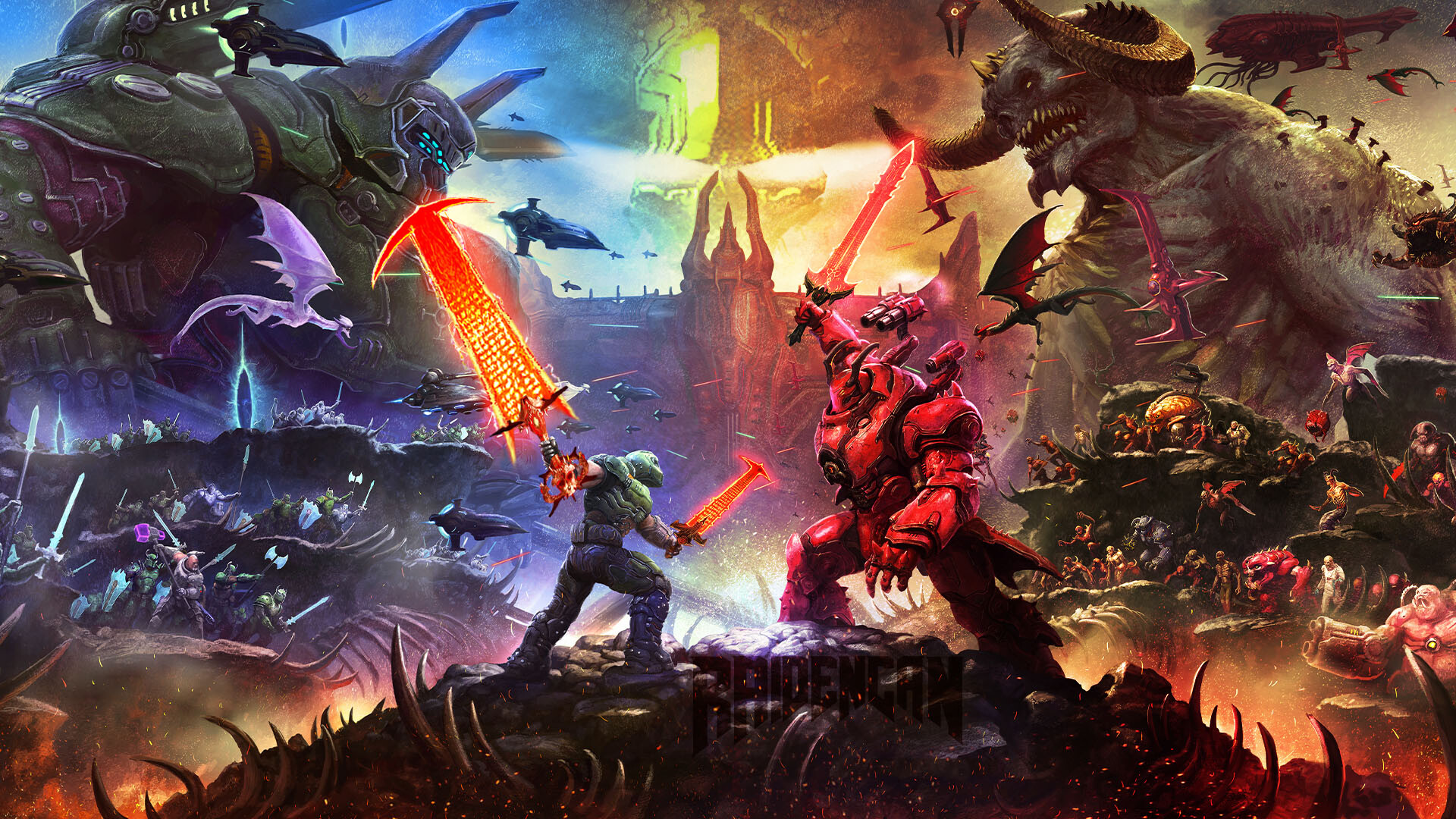 Doom eternal on sale cover art