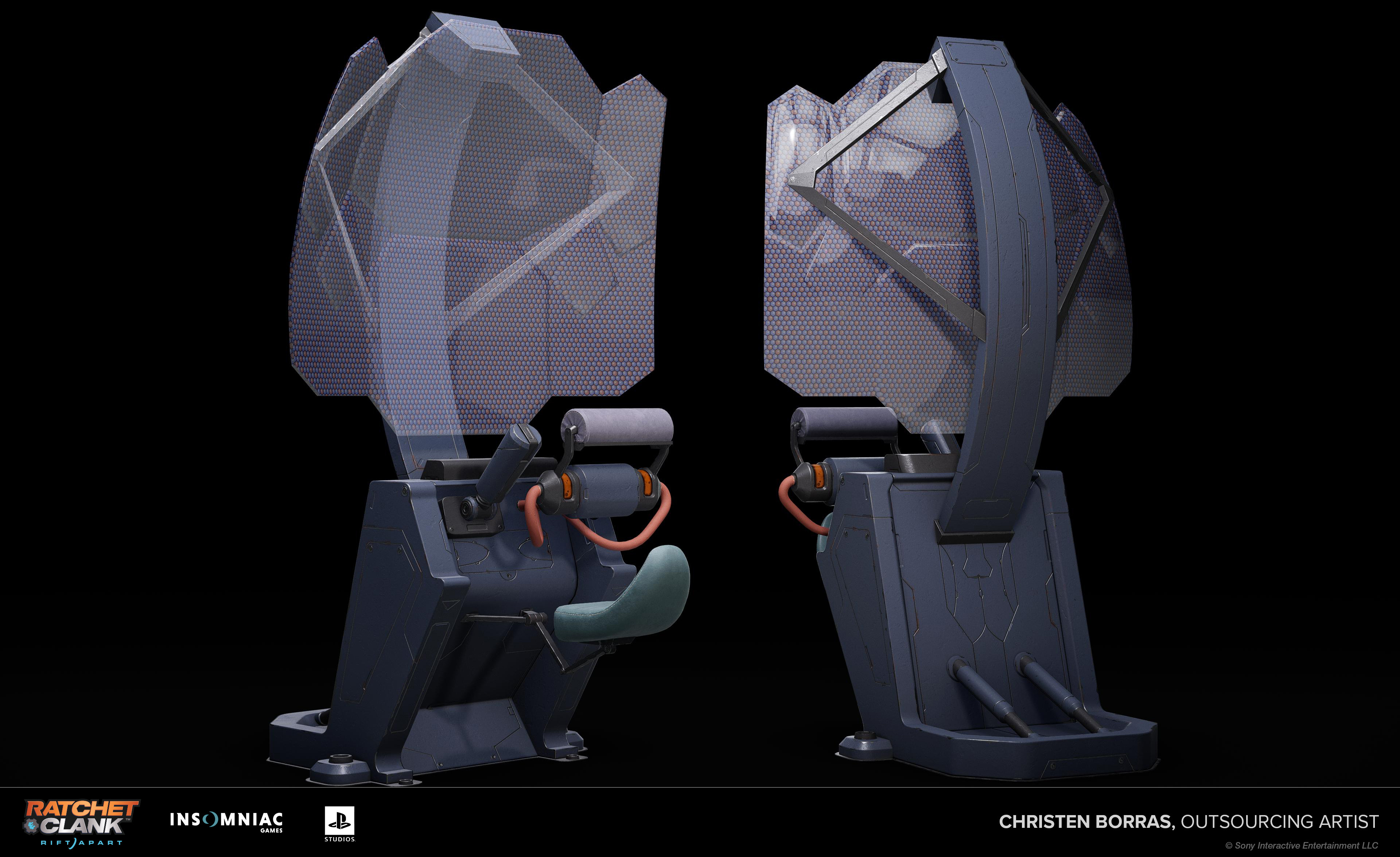 Erwin Tibayan helped with the initial high res model as well as the screen texture. 