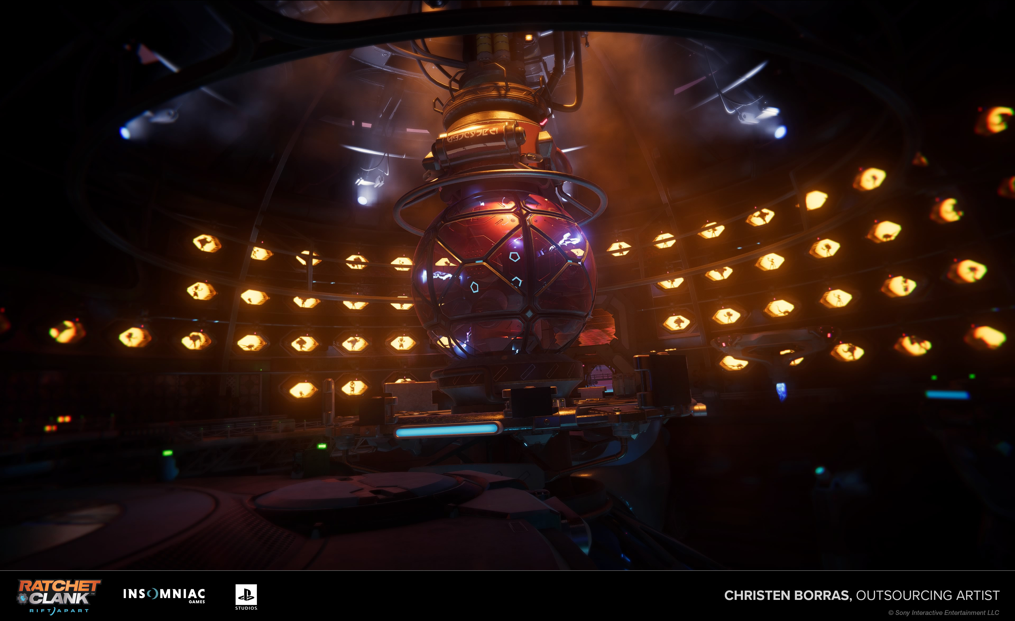 Contributions include the floor platforms, transportation cells, large entry frame and the entire reactor. 