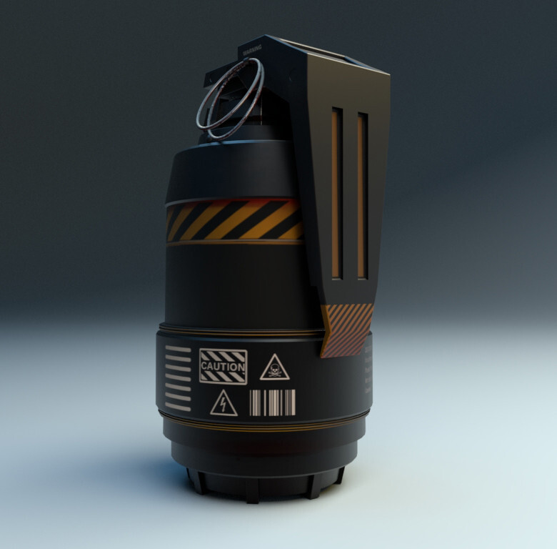 Sci-Fi Grenade
Maya
Arnold
Knald
Substance Painter

